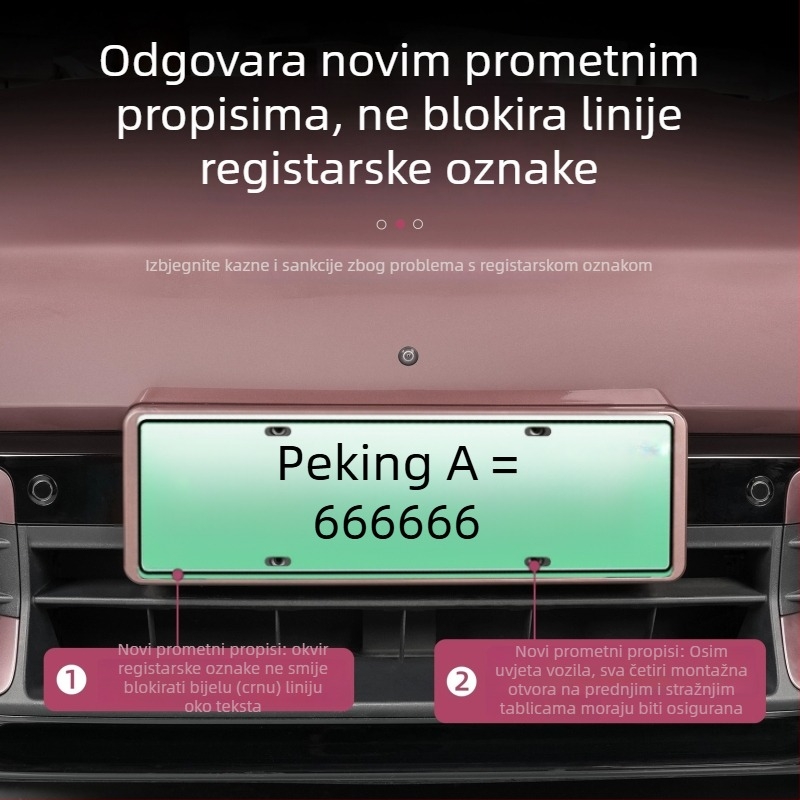 Okvir pločice za YU7 – kompatibilan s YU7, Materijal: Drugo, Dijelić broj: 012746, Obrada i prilagodba: Da, Podrijetlo: Guangzhou