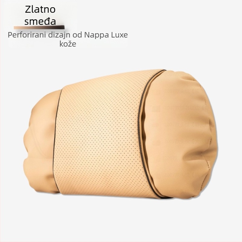 Auto jastučnica za naslon glave s Nappa kožom, punilo od cloud pamuka, univerzalna prilagodba, prilagodljivo