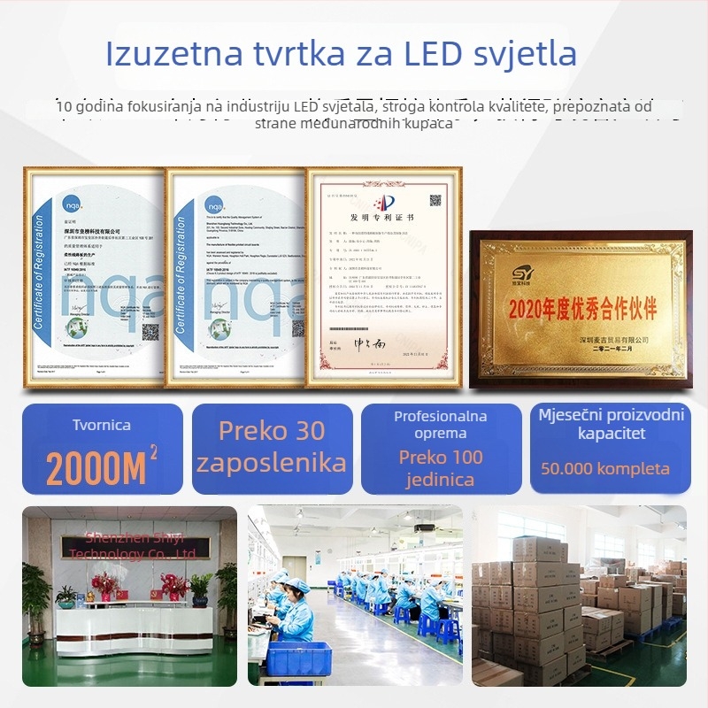 LED žarulje za automobilske farove, 55W, 12V, IP68, 5500lm, 50000h, Kompatibilno s H1/H3/H4/H7/H11/HB3/HB4/9005/9006/9012