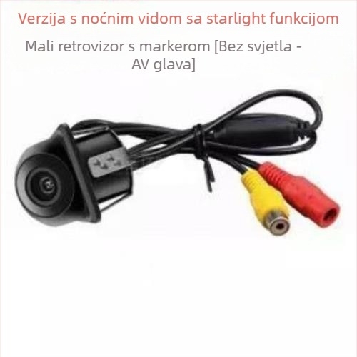 Universalna auto stražnja kamera, montirana na sunčani vizir, noćni pogled, HD, vodootporna, CCD/AHD