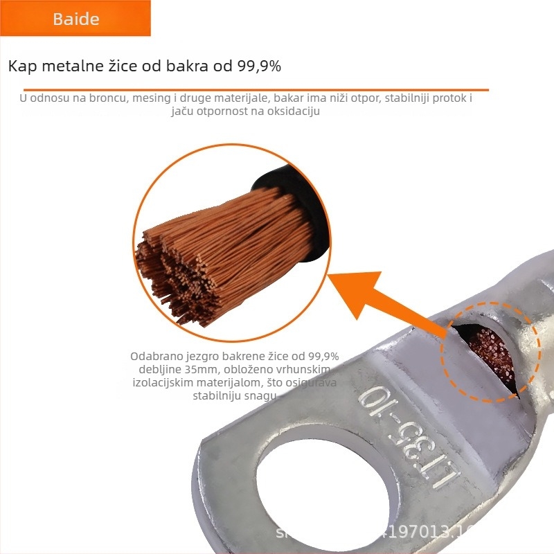 Baide Hardware GSA-001 Produžni kabel za bateriju automobila za paralelno/serijsko spajanje uz zaštitu od curenja