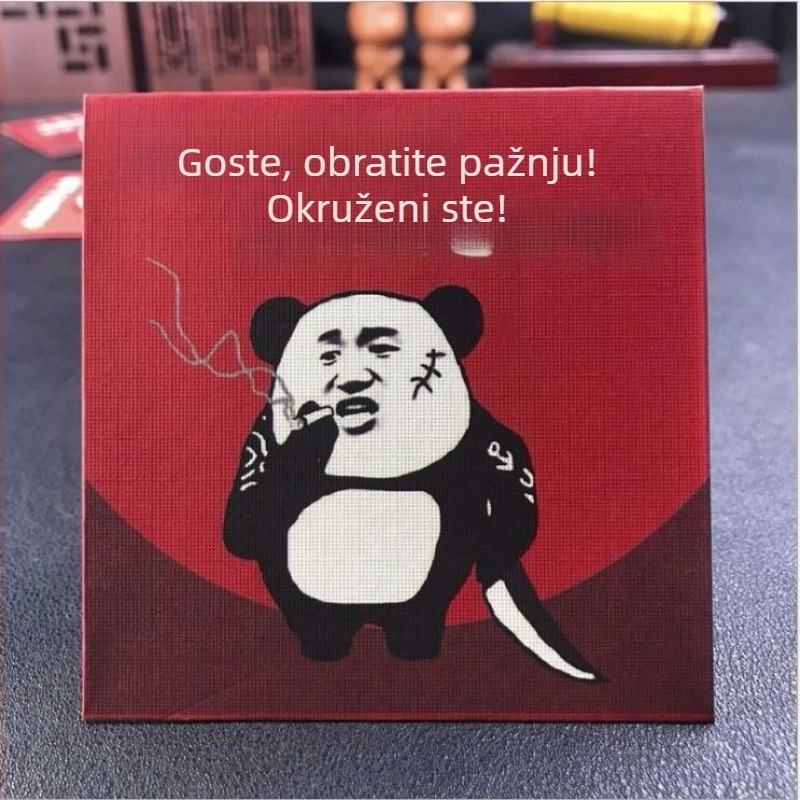 Vjenčani mini crveni kuvert za vrata, kreativan ukras, luksuzan stil