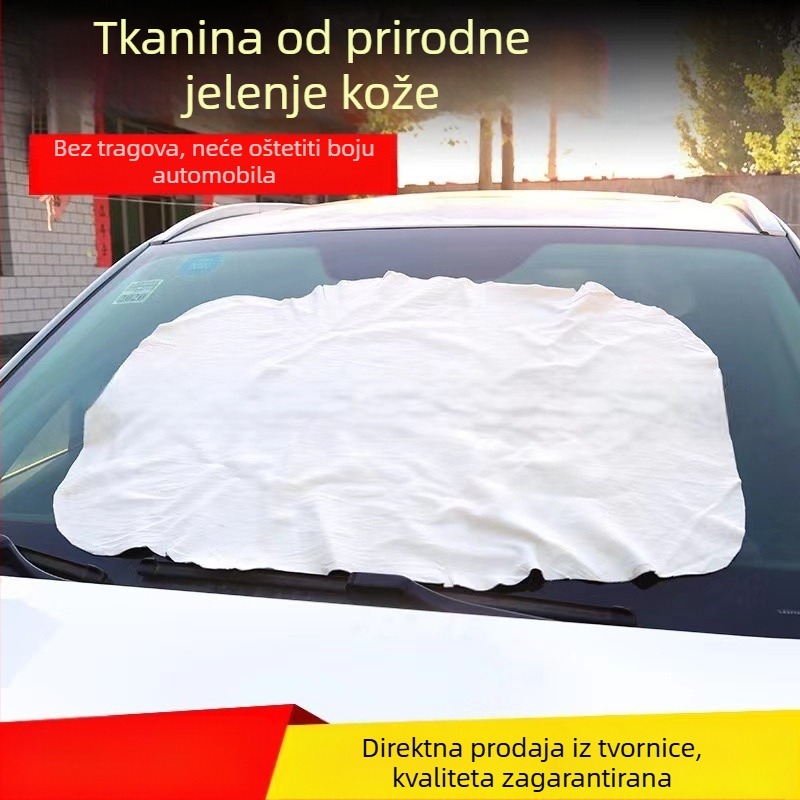 Velika debela veluru krpa za čišćenje auta, prirodnog oblika, nježna prema površini, ne ogrebe i ne ostavlja tragove