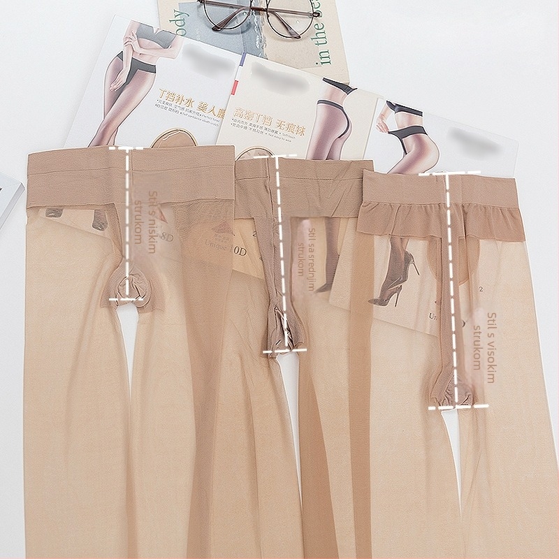 Najlon kolgotice - nevidljive, tanke, seksi stil, jednofaredni uzorak