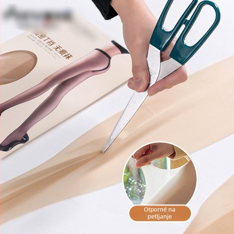 Najlon kolgotice - nevidljive, tanke, seksi stil, jednofaredni uzorak