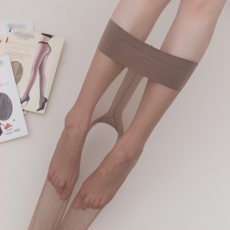 Najlon kolgotice - nevidljive, tanke, seksi stil, jednofaredni uzorak