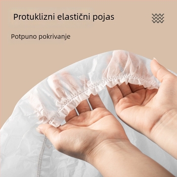 Jednokratni set posteljine za putovanje: plahta i jastučnica, netkani materijal, za hotele i pansione