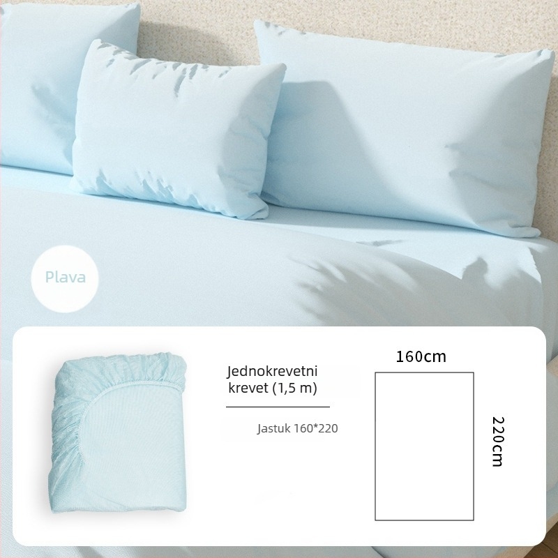 Jednokratni set posteljine za putovanje: plahta i jastučnica, netkani materijal, za hotele i pansione