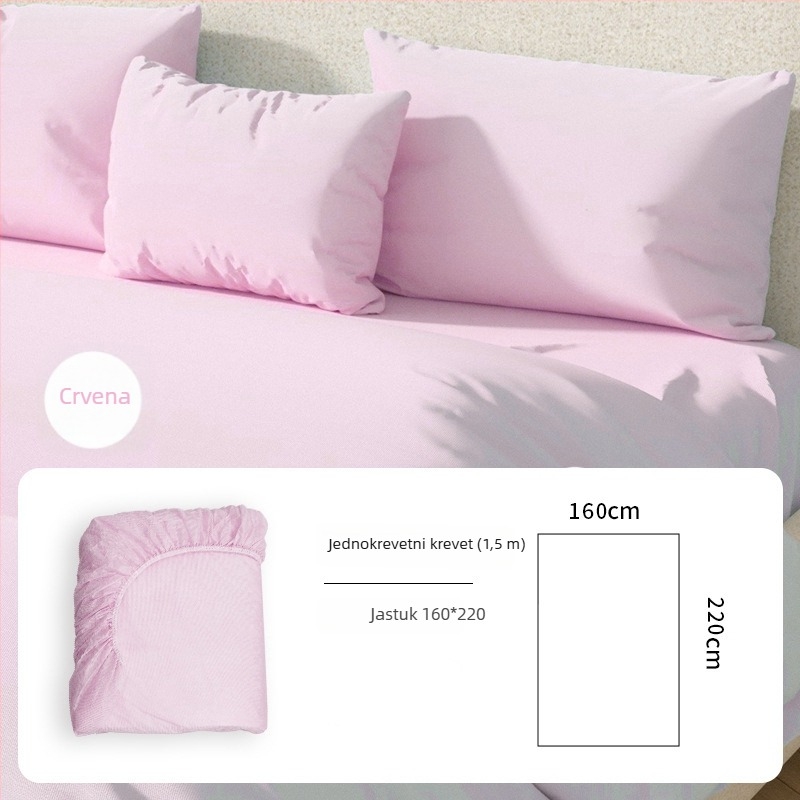 Jednokratni set posteljine za putovanje: plahta i jastučnica, netkani materijal, za hotele i pansione