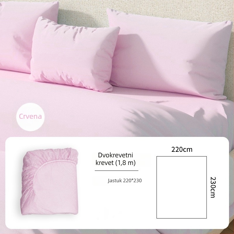 Jednokratni set posteljine za putovanje: plahta i jastučnica, netkani materijal, za hotele i pansione