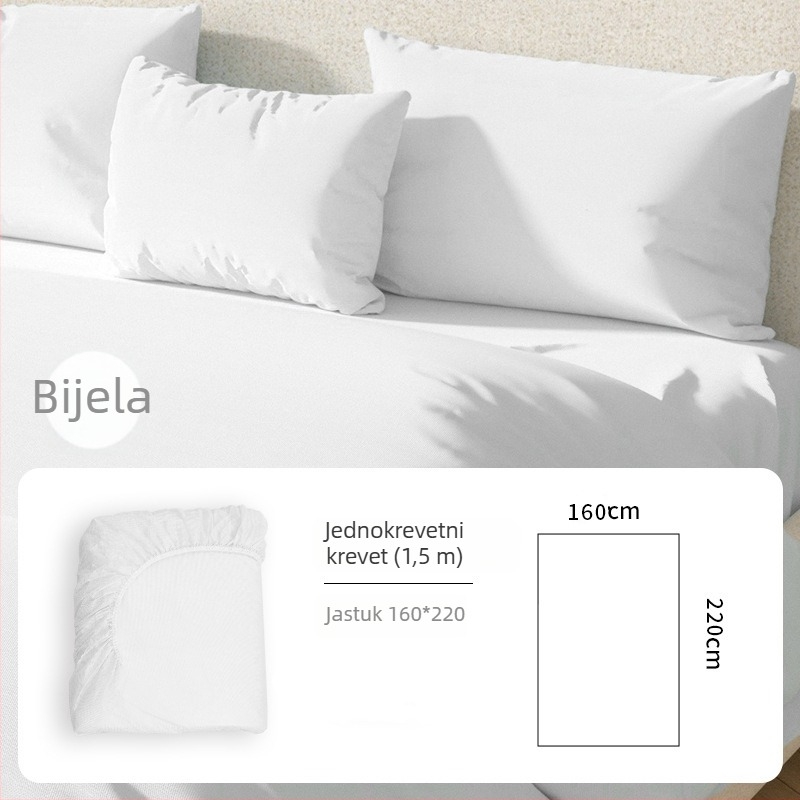 Jednokratni set posteljine za putovanje: plahta i jastučnica, netkani materijal, za hotele i pansione