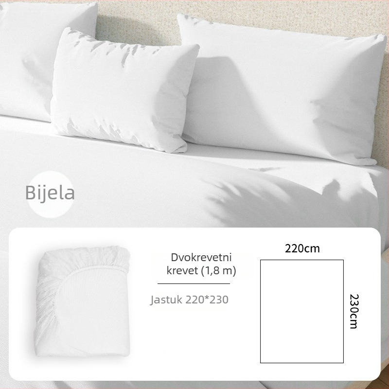 Jednokratni set posteljine za putovanje: plahta i jastučnica, netkani materijal, za hotele i pansione