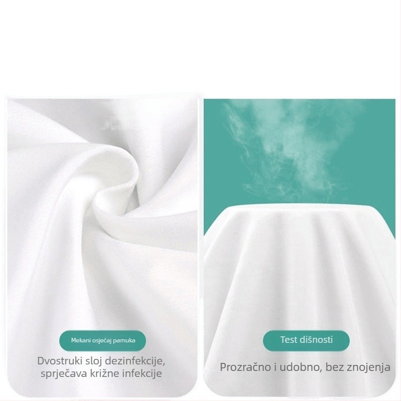 Jednokratni četverodijelni set posteljine za putovanja i vlakova ležaja: plahta, navlaka za pokrivač, navluke za jastuke, vreća za spavanje