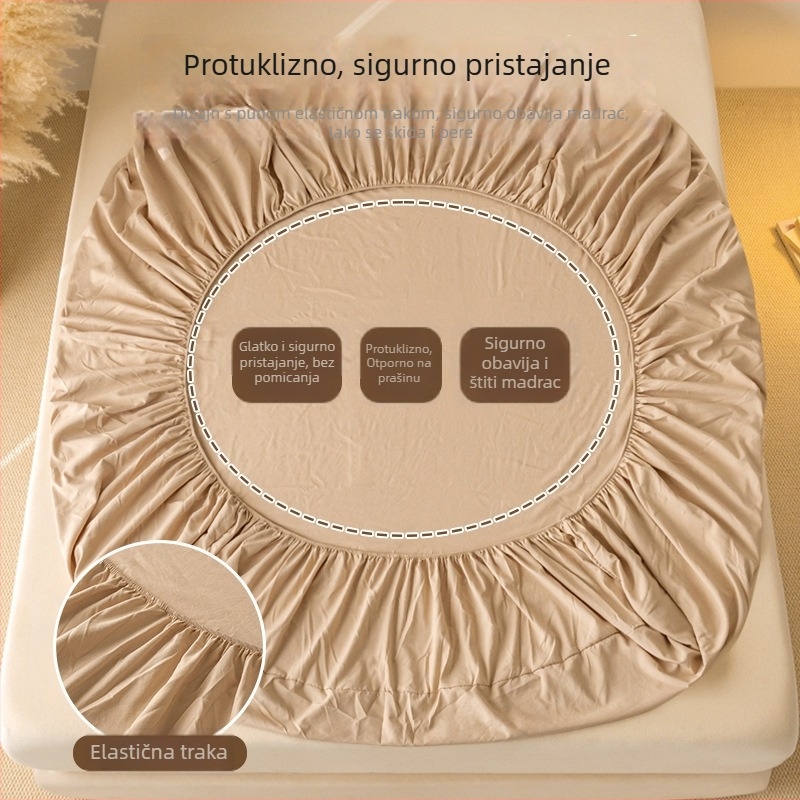 Materinski stupanj oprano pamucne plahte, jednodobni pokrivač za krevet, set od 3 komada, Simmons zaštita madraca, protuklizna plahte