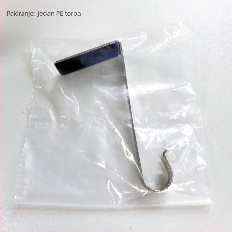 Željezni jednostruki kuka, moderni minimalistički dizajn, nosivost 10–15 kg, 1 kom