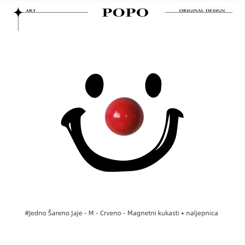Keramički magnetski kuk s kuglom – jedan kuk, moderan minimalistički stil, nosivost 3–5 kg, model JY318