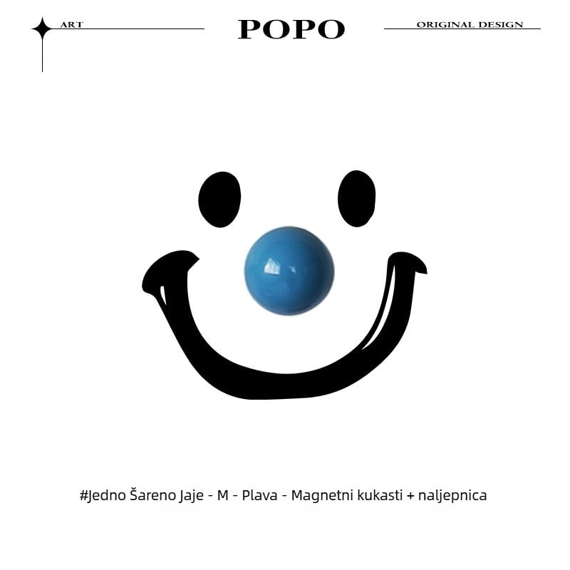 Keramički magnetski kuk s kuglom – jedan kuk, moderan minimalistički stil, nosivost 3–5 kg, model JY318