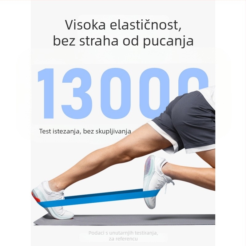 Otporna traka s elastičnim prstenom za trening nogu - zagrijavanje atletika, košarka eksplozivna snaga, Materijal: Drugo; Brend: Drugo