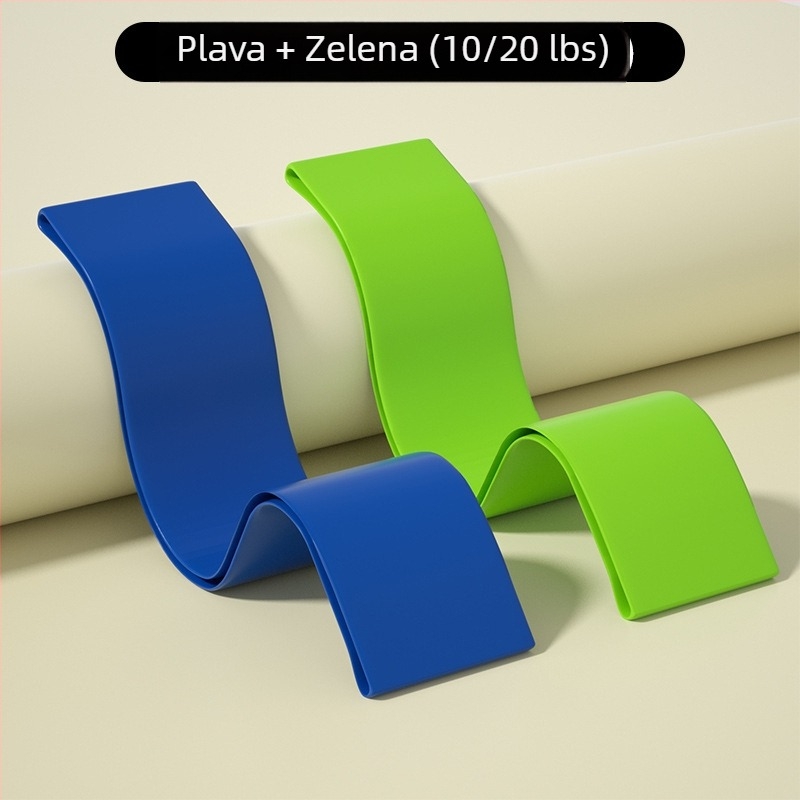 Otporna traka s elastičnim prstenom za trening nogu - zagrijavanje atletika, košarka eksplozivna snaga, Materijal: Drugo; Brend: Drugo