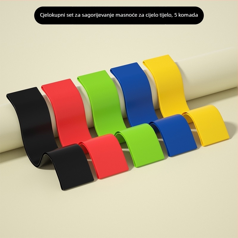 Otporna traka s elastičnim prstenom za trening nogu - zagrijavanje atletika, košarka eksplozivna snaga, Materijal: Drugo; Brend: Drugo