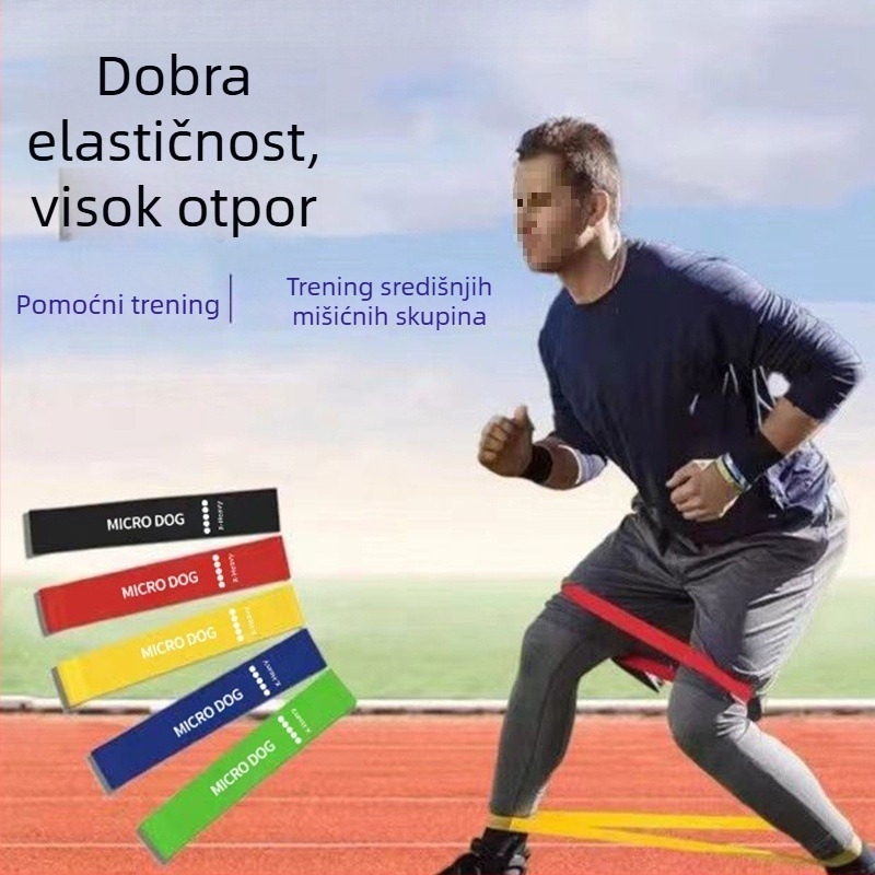 Set otpornih elastičnih traka za trening nogu i ruku, zagrijavanje za sport, košarkaška eksplozivnost