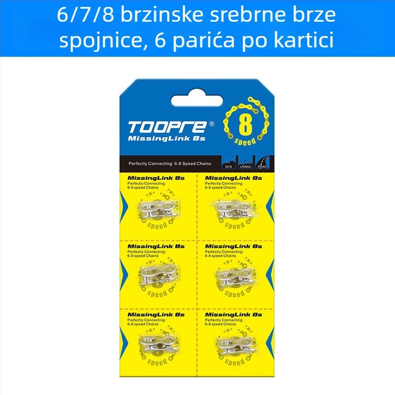Gorski bicikl lančana magična kopča s brzim otpuštanjem, 8–12 brzina, kutija set za cestovne bicikle 24/27/30 brzina