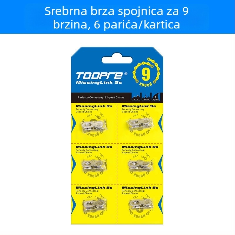 Gorski bicikl lančana magična kopča s brzim otpuštanjem, 8–12 brzina, kutija set za cestovne bicikle 24/27/30 brzina