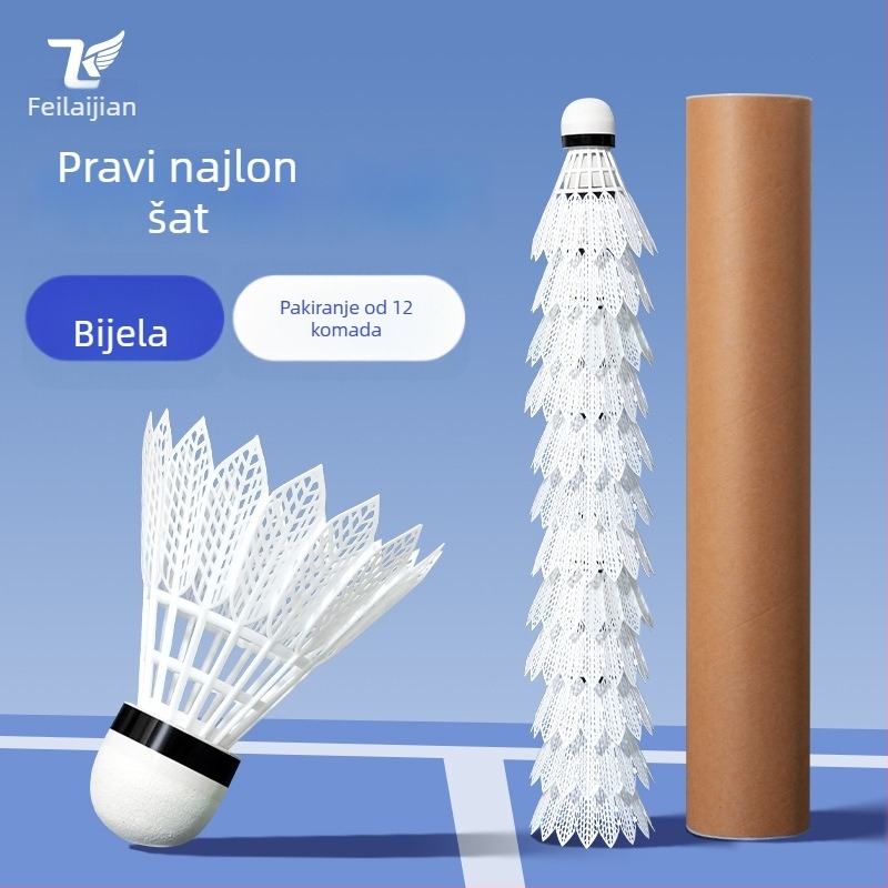 Feilai Jian badminton raketa, okvir od željezne legure, najlonske žice, težina 95–100 g