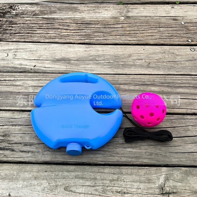 Jednostranični trenažer za pickleball s 40 rupa — set s užetom, PTE materijal, približno 0,15 kg, u prozirnoj vrećici