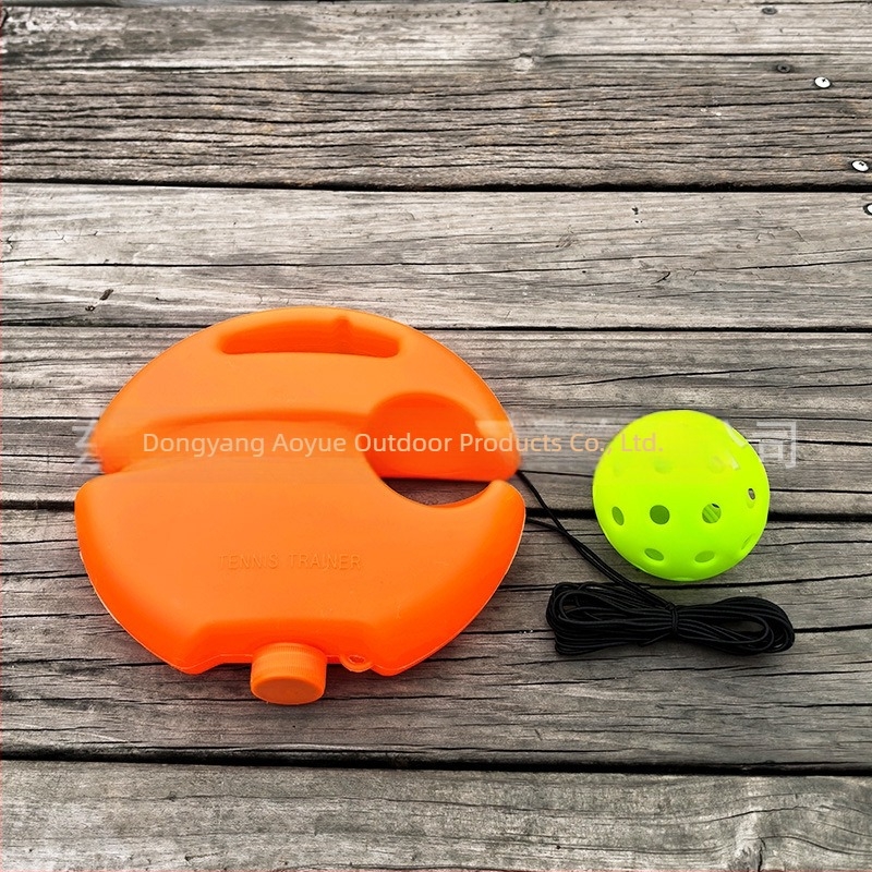 Jednostranični trenažer za pickleball s 40 rupa — set s užetom, PTE materijal, približno 0,15 kg, u prozirnoj vrećici