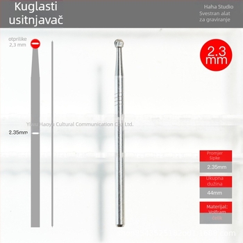 Ručni karving nož s kugličnim vrhom od volfram čelika, za drvo, kost i maslinovo jezgro