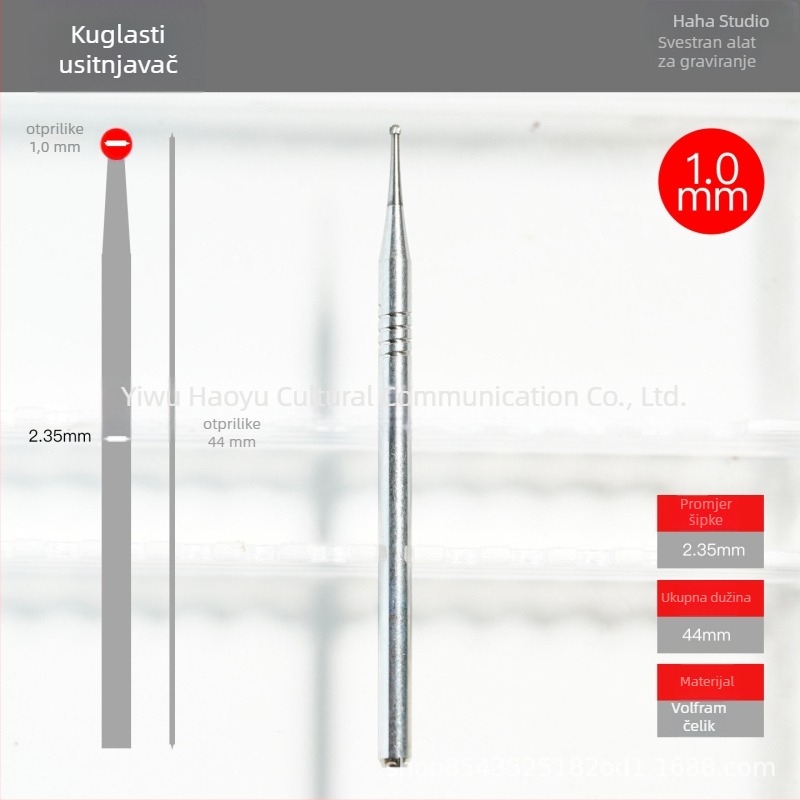 Ručni karving nož s kugličnim vrhom od volfram čelika, za drvo, kost i maslinovo jezgro