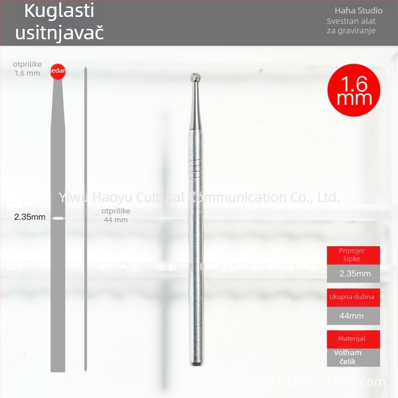 Ručni karving nož s kugličnim vrhom od volfram čelika, za drvo, kost i maslinovo jezgro