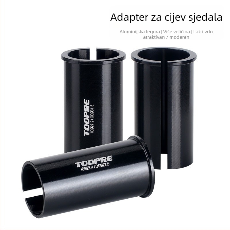 Reduktivna navlaka za cijev sjedala bicikla - aluminijska legura, TOOPRE, unisex, prilagođena obrada, privatna etiketa dostupna