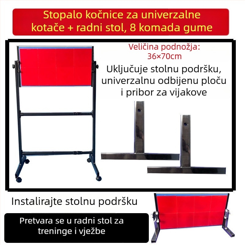 Tabla za odbijanje stolnog tenisa za solo trening – PP materijal