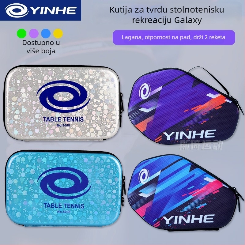 Galaxy tvrdi kućište za ping-pong palicu – dvostruki sloj, prijenosno skladištenje, materijal poliester + EVA