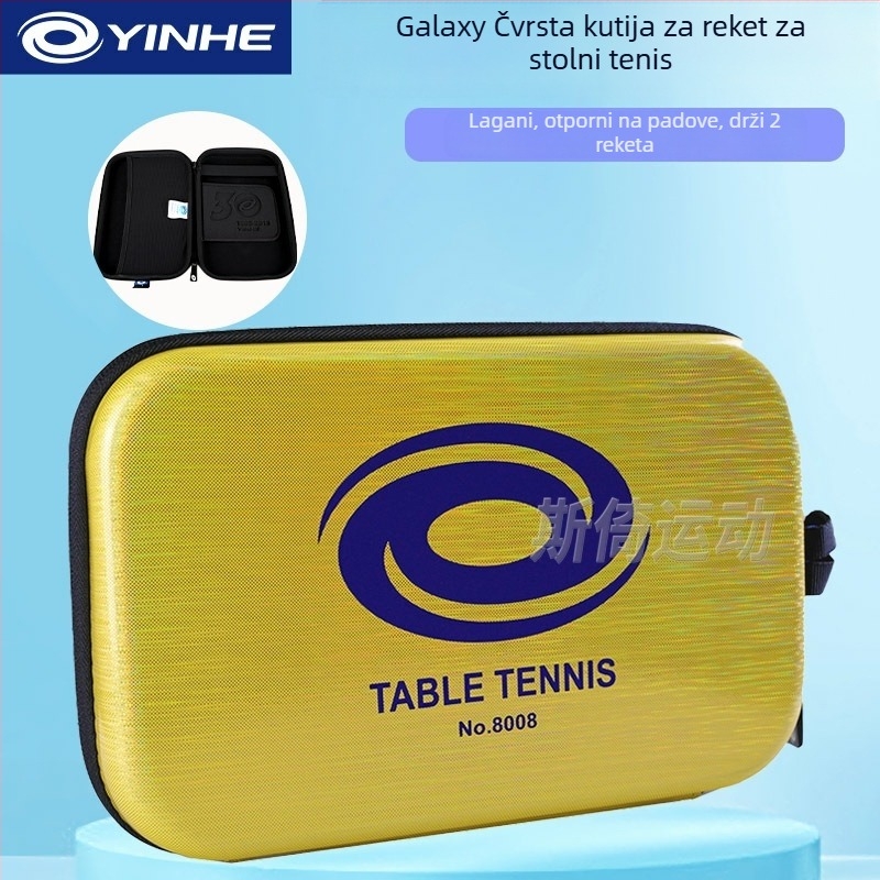 Galaxy tvrdi kućište za ping-pong palicu – dvostruki sloj, prijenosno skladištenje, materijal poliester + EVA