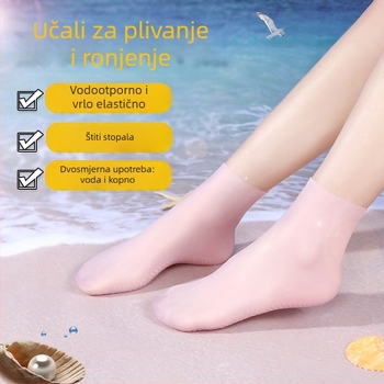 BNWTydhw silikonske ronilačke čarape, elastične, vodonepropusne, mekana potplata, za snorkeling i plivanje