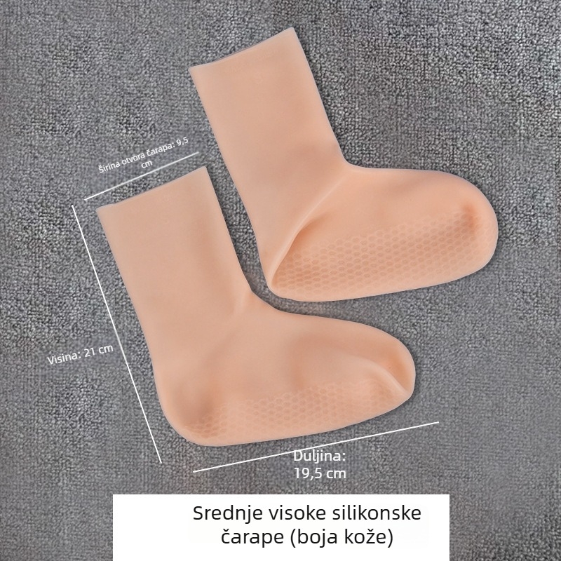 BNWTydhw silikonske ronilačke čarape, elastične, vodonepropusne, mekana potplata, za snorkeling i plivanje