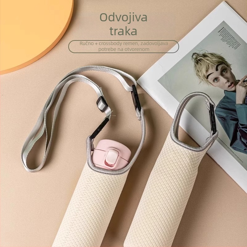 Univerzalni PU kožni omotač za čašu s toplinskom izolacijom, zaštita od opeklina i padova, prenosiv