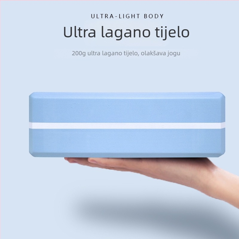 Joga blok - EVA pjena, 200 g, za ples i fitness