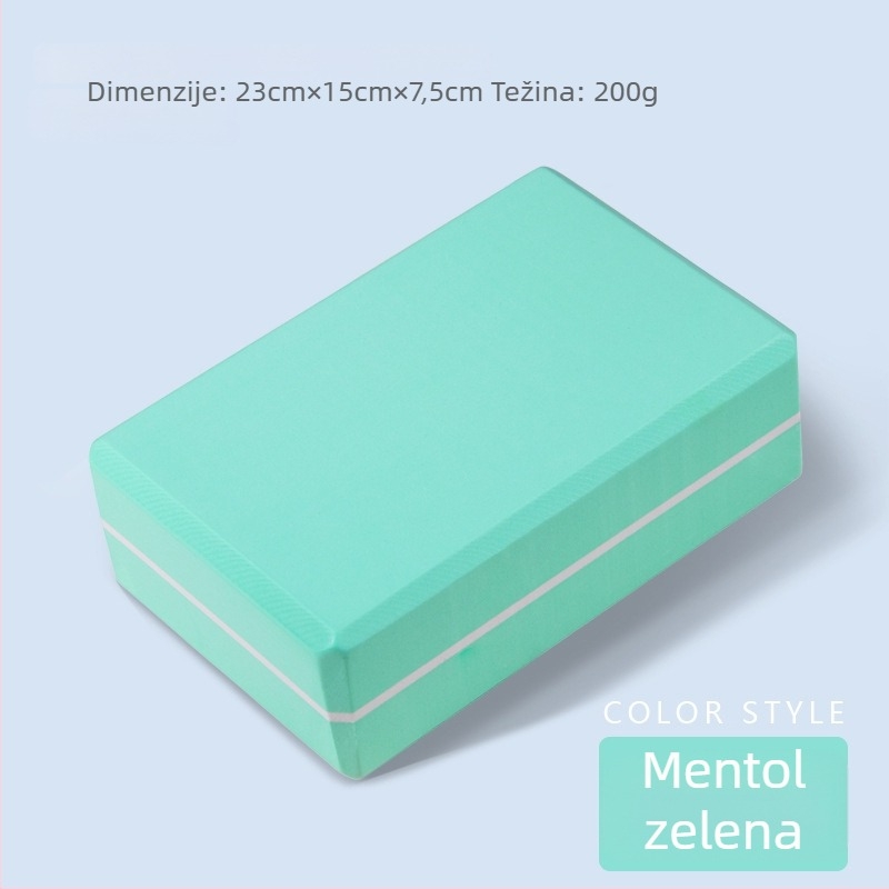 Joga blok - EVA pjena, 200 g, za ples i fitness