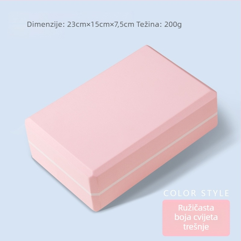 Joga blok - EVA pjena, 200 g, za ples i fitness