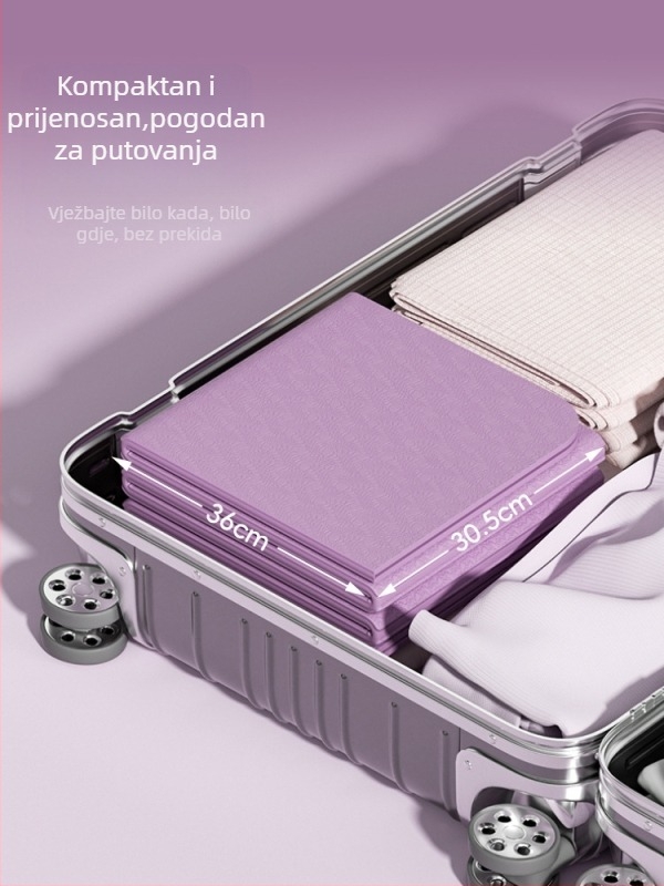 Longway sklopiva joga podloga – protuklizna, TPE, 6–8 mm, 670 g