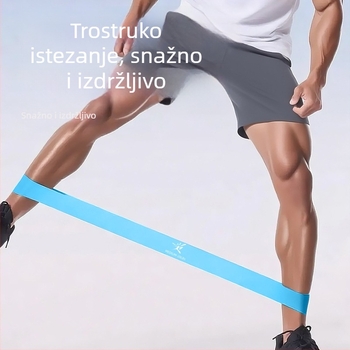 Elastična traka za jačanje nogu – kružni otporni prsten, joga vučna traka, ABS materijal, fitness i rehabilitacija