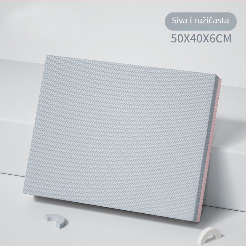 Joga prostirka s geometrijskim uzorkom, debljina 6 mm, materijal TPE, težina 200–600