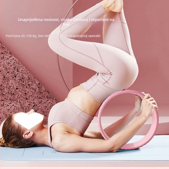 Kotač za jogu za otvaranje leđa – za početnike, joga i pilates (Materijal: Drugo)