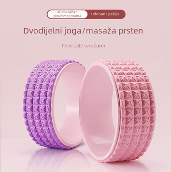 Kotač za jogu za otvaranje leđa – za početnike, joga i pilates (Materijal: Drugo)