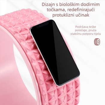 Kotač za jogu za otvaranje leđa – za početnike, joga i pilates (Materijal: Drugo)