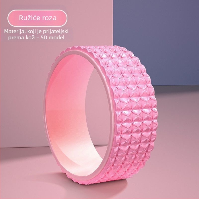 Kotač za jogu za otvaranje leđa – za početnike, joga i pilates (Materijal: Drugo)